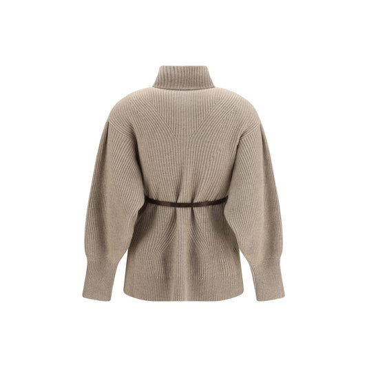 Beige Wool Oves Aries Cardigan
