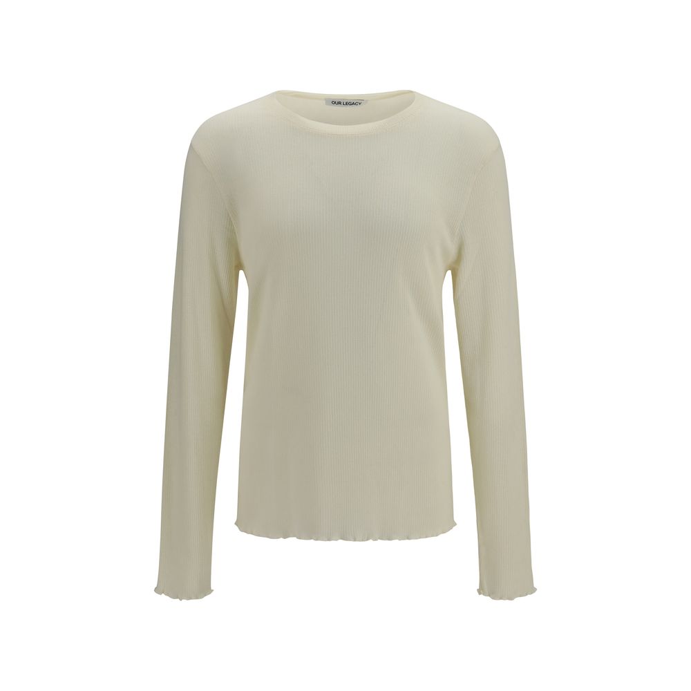 Beige Cotton Sweatshirt
