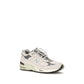 Gray Suede Leather Athletic Sneakers