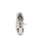 Gray Suede Leather Athletic Sneakers
