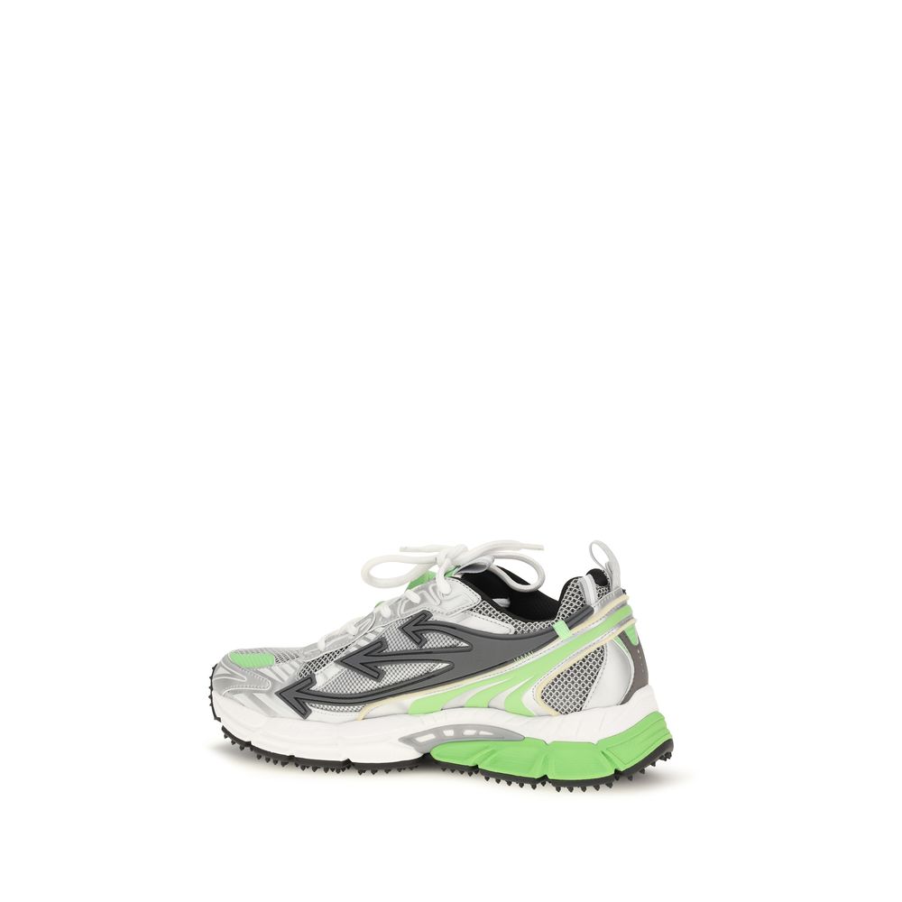Bicolor Polyethylene Athletic Sneakers
