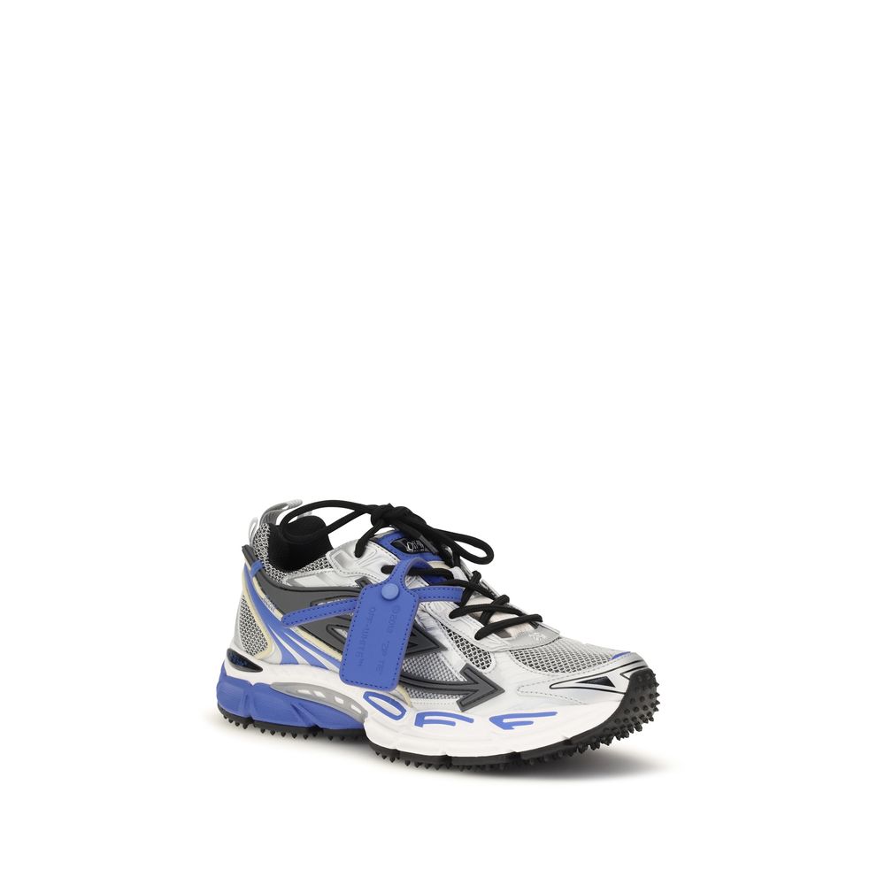 Gray Polyethylene Athletic Sneakers