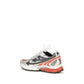 Red Polyethylene Athletic Sneakers