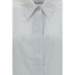 White Modal Pattern Shirt