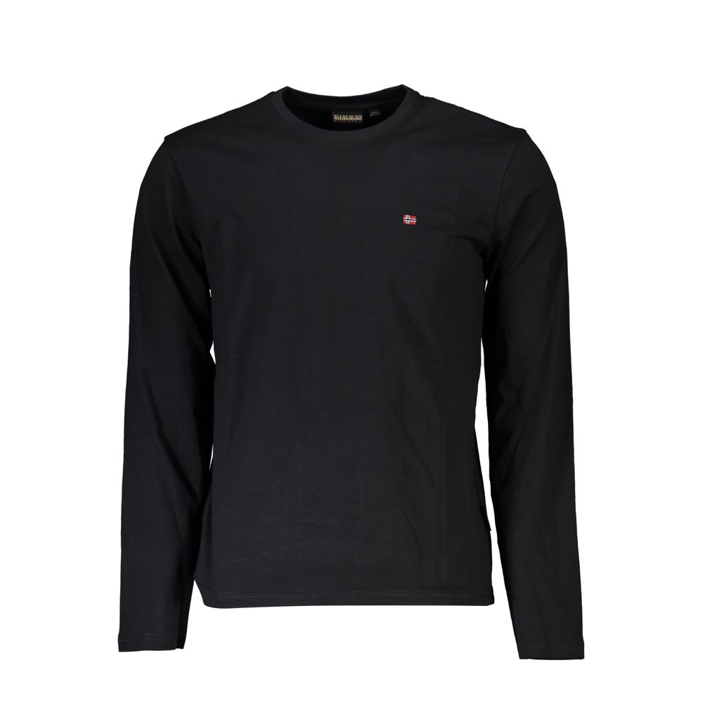 Black Cotton Men's T-Shirt