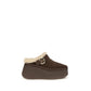 Brown Calf Leather Bos Taurus Mules