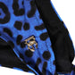 Blue Leopard Print Bikini Bottom Beachwear Swimwear