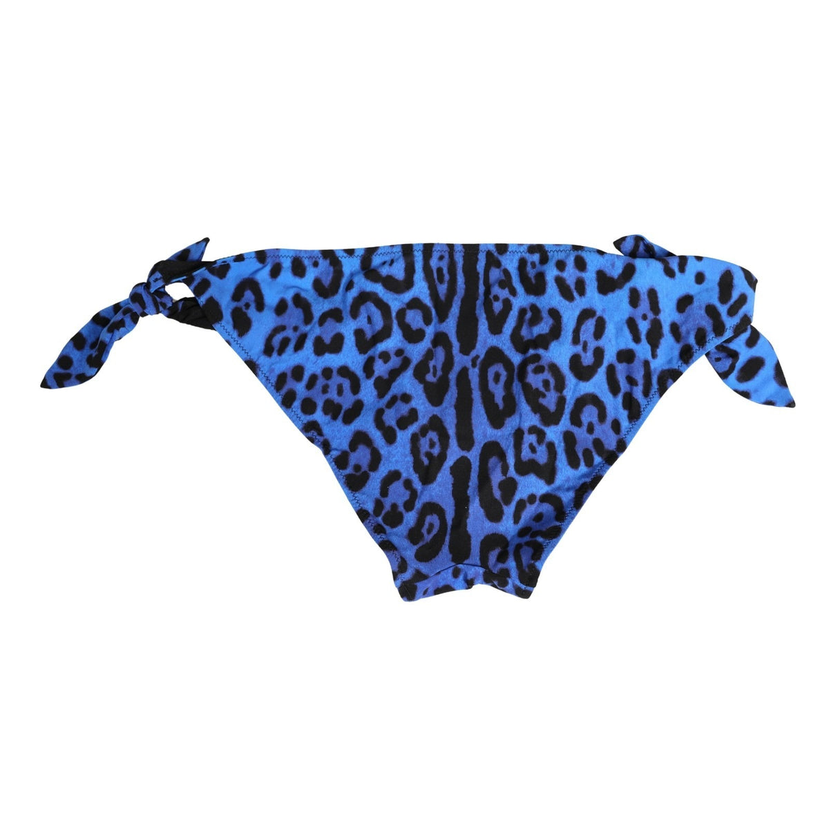 Blue Leopard Print Bikini Bottom Beachwear Swimwear
