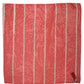 Red Silk Braided Rope Square Foulard Scarf