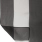 Black White Stripe Silk Shawl Stole Scarf