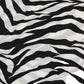 Black White Zebra Cotton Lace Stole Scarf