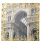 Multicolor Printed Silk Square Foulard Scarf