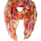 Multicolor Floral Silk Shawl Stole Scarf