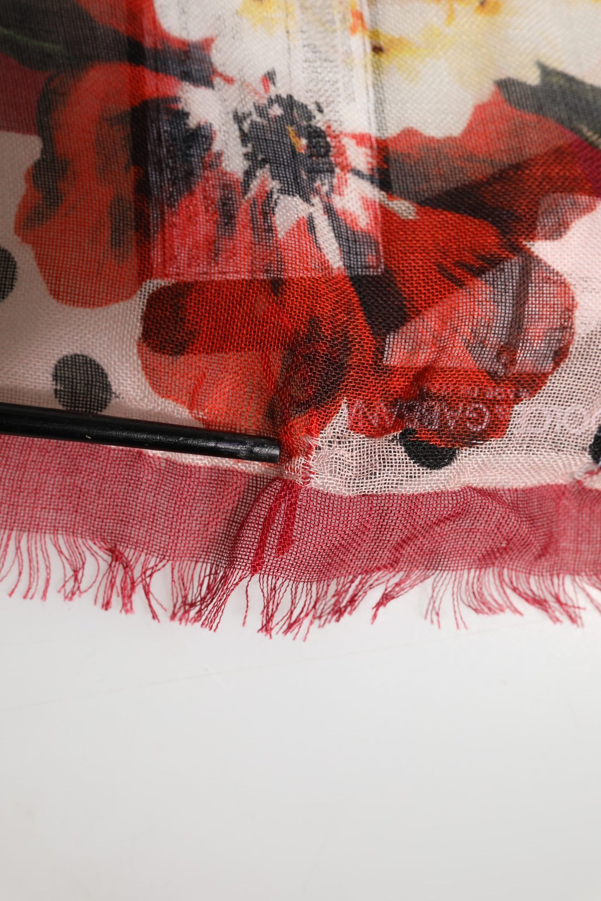 Multicolor Floral Cashmere Stole Scarf