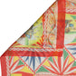 Multicolor Silk Carretto Print Foulard Scarf