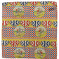 Multicolor Silk Carretto Foulard Scarf