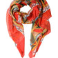Multicolor Silk Printed Shawl Stole Scarf
