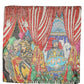 Multicolor Silk Printed Square Foulard Scarf