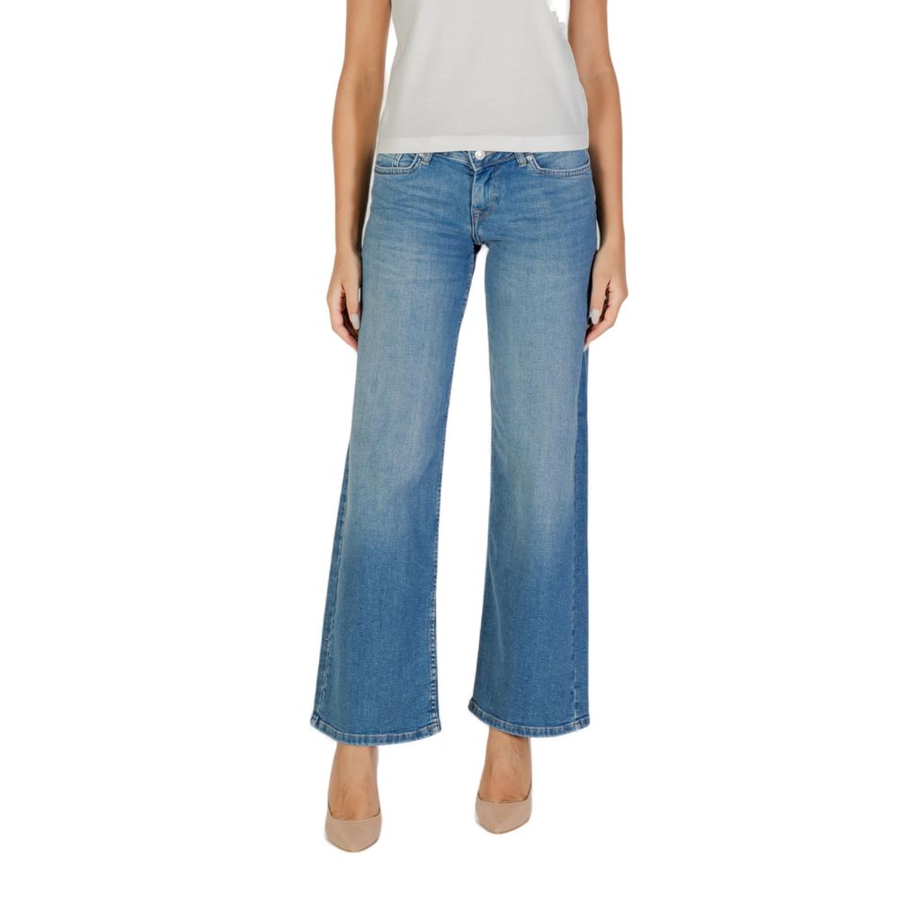 Blue Cotton Mom Jeans