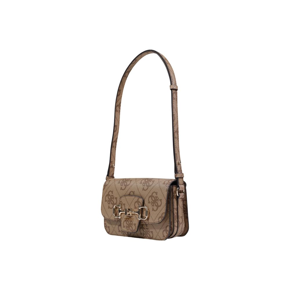 Beige Polyethylene Handbag