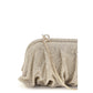 Silver Aluminum Clutch Bag