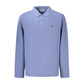 Blue Cotton Men's Polo Shirt