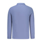 Blue Cotton Men's Polo Shirt