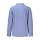 Blue Cotton Men's Polo Shirt