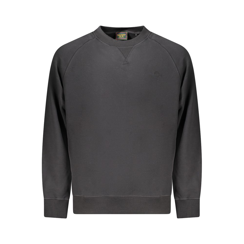 Black Cotton Men's Sweatshirt