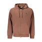 Brown Cotton Men's Hoodie