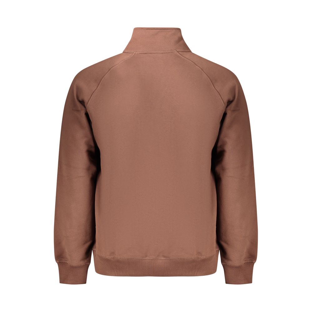 Brown Cotton Men's Sweatshirt