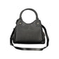 Black Polyurethane Women's Bag