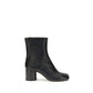 Black Lamb Ovis Aries Ankle Boots