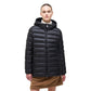 Black Polyamide Full-Length Jacket