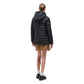 Black Polyamide Full-Length Jacket