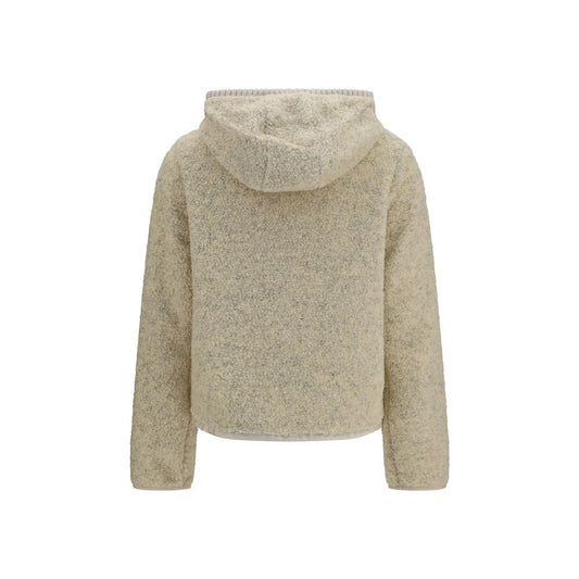 Beige Polyester Sweatshirt