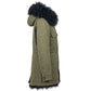 Green Cotton Women's Jacket