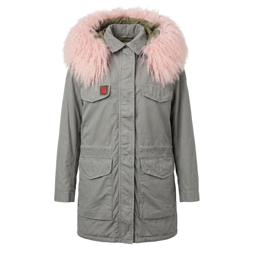 Pink Cotton Women's Jacket
