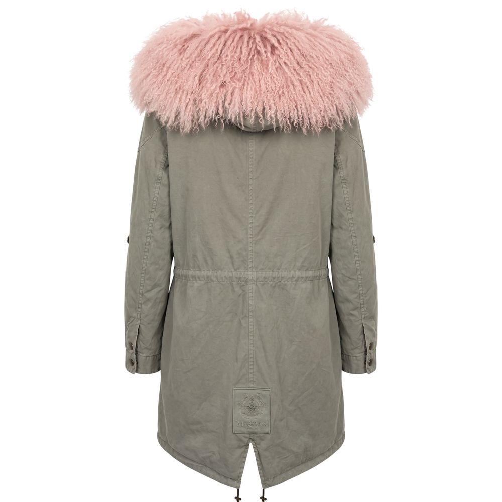 Pink Cotton Women's Jacket