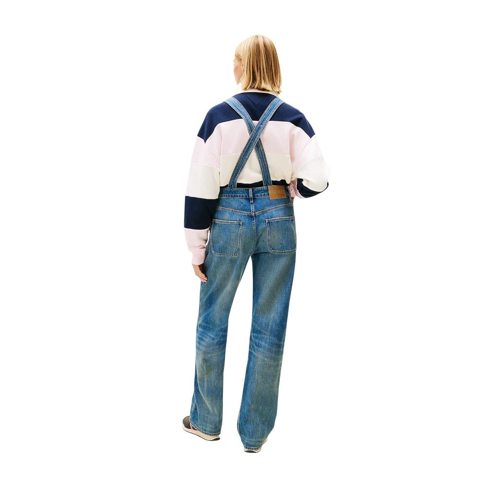 Blue Recycled Cotton Jumpsuit