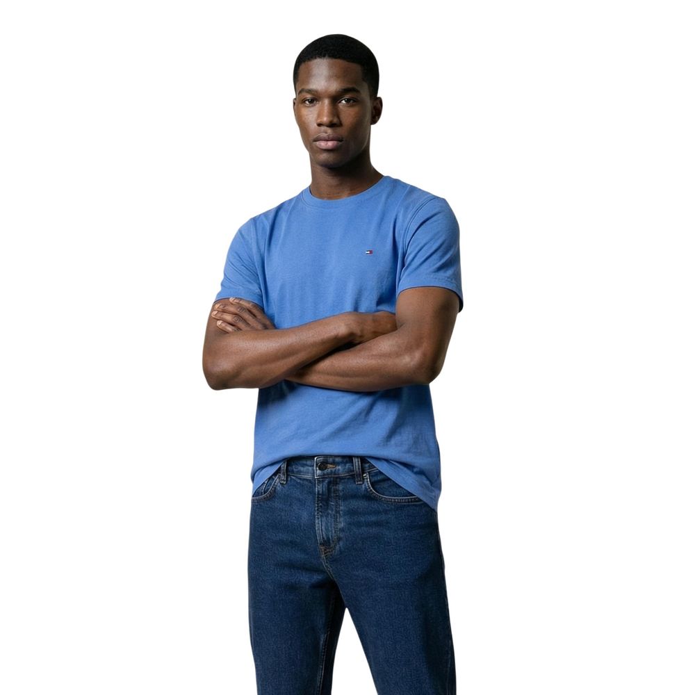 Blue Recycled Cotton T-Shirt