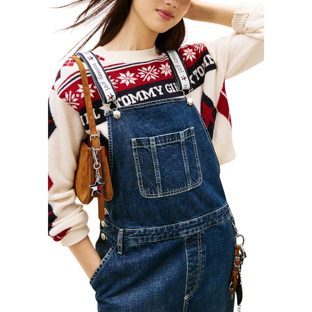 Blue Cotton Jumpsuit