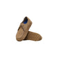 Beige Suede Leather Oxfords And Derbies