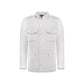 White Cotton Full-Length Jacket