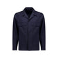 Navy Blue Virgin Wool Jacket