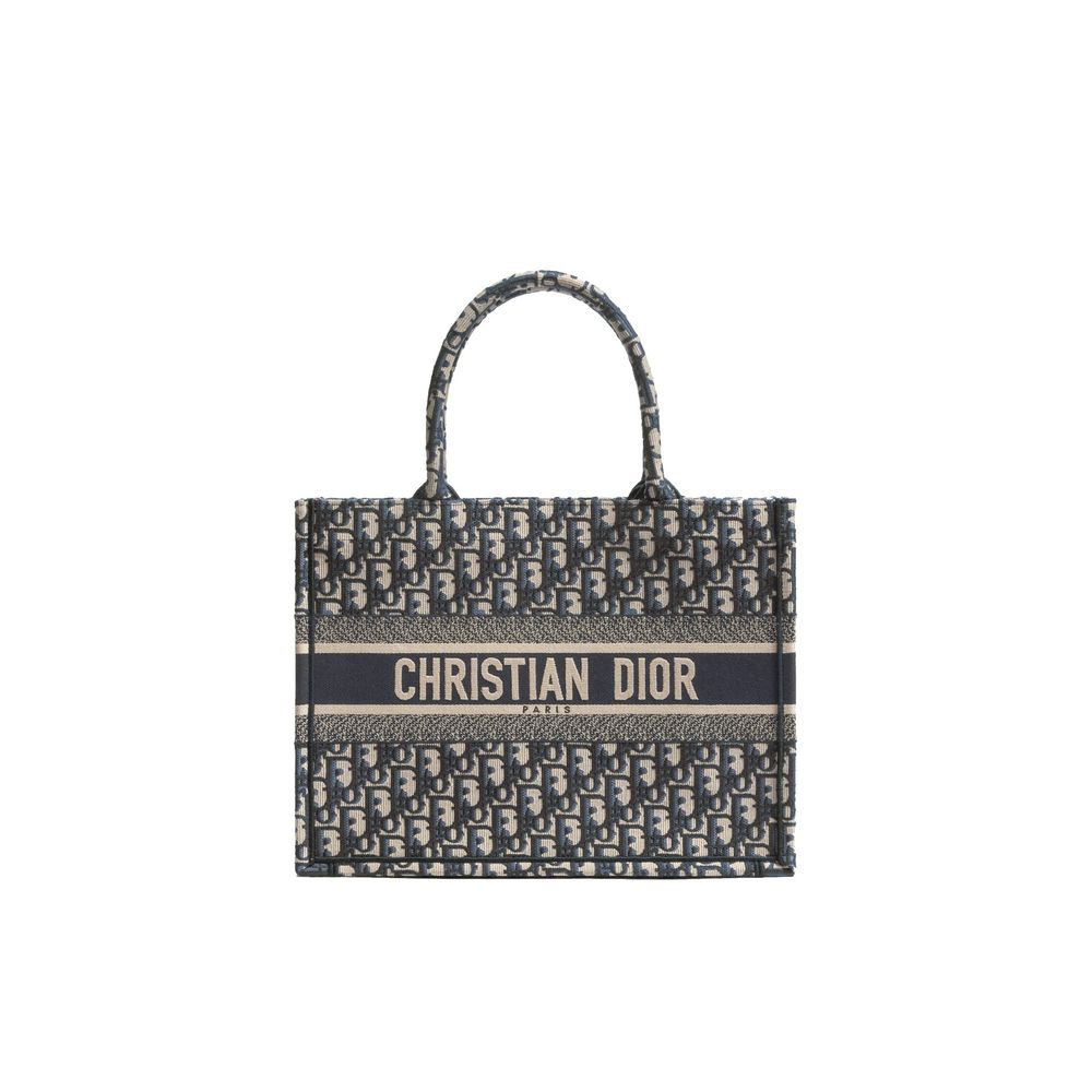 Blue Cotton Tote Bag
