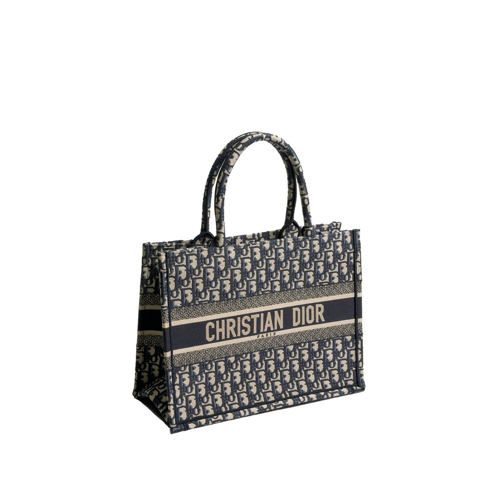 Blue Cotton Tote Bag
