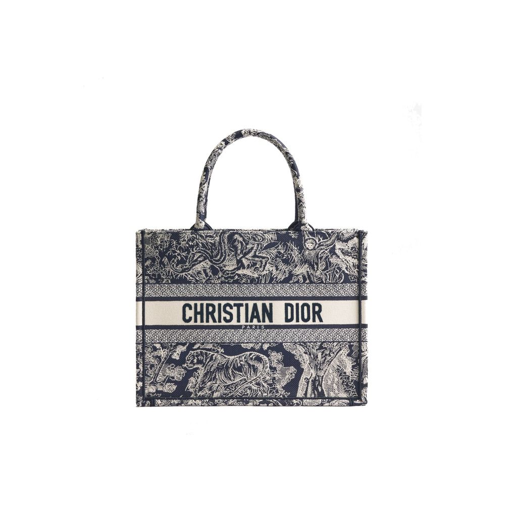 Blue Cotton Tote Bag