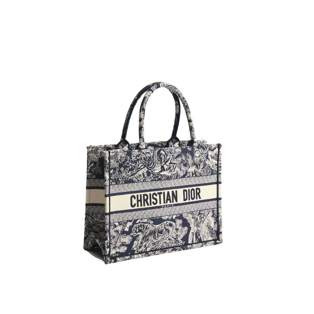 Blue Cotton Tote Bag
