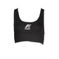 Black Polyester Women's Sports Top
